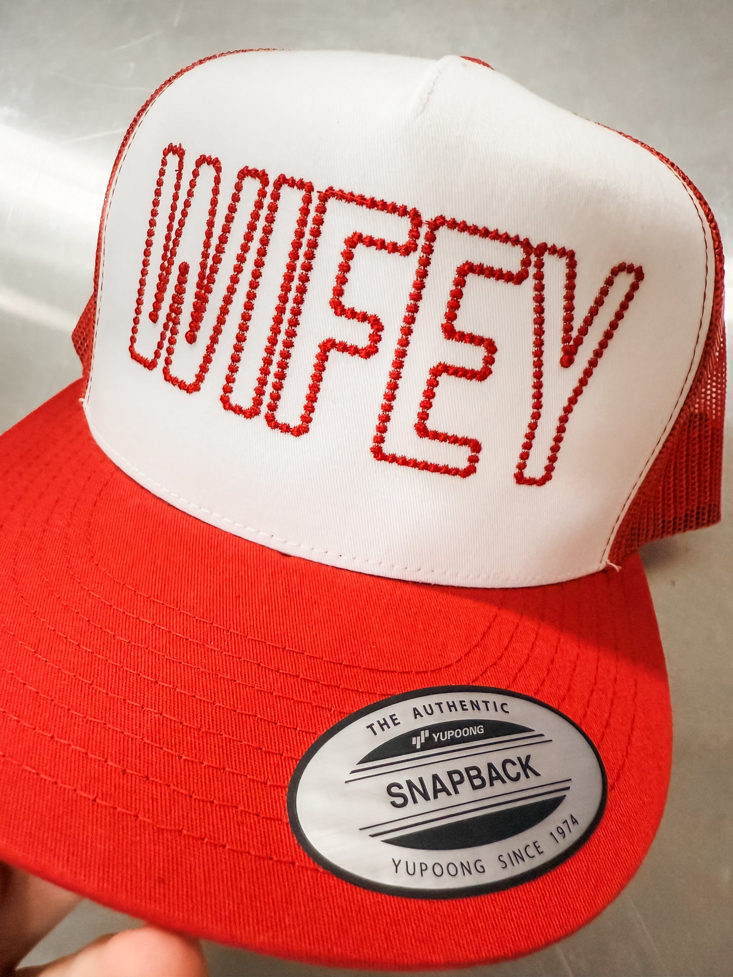 WIFEY embroidered hat