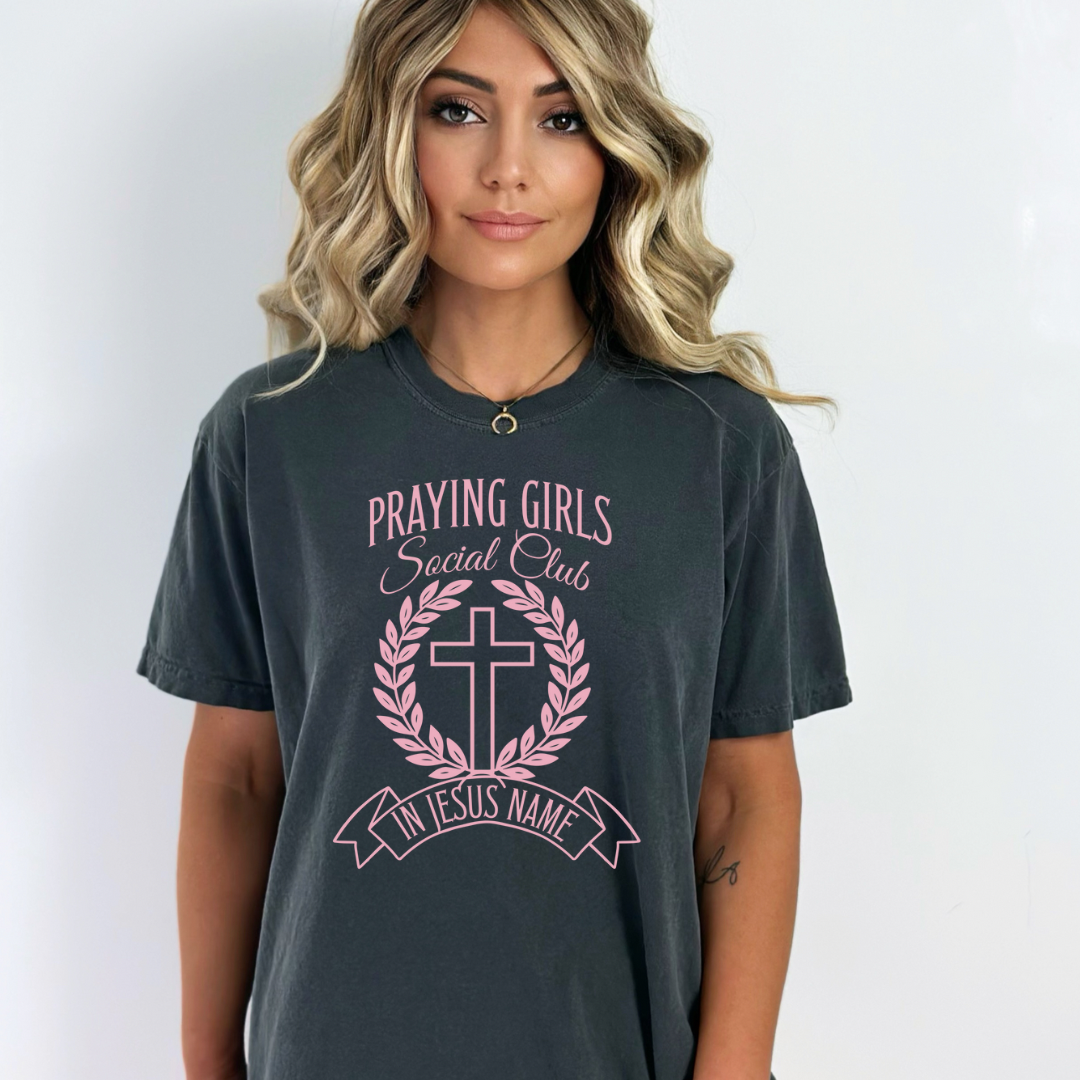 Praying girls